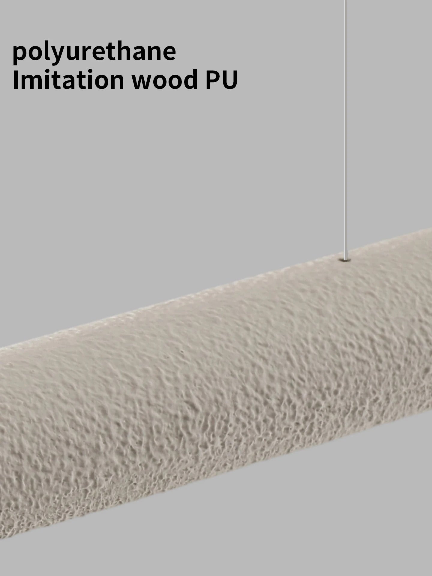 Minimalist Long Strip Wabi Sabi Dining Room Pendant Lamp Tea Bar Cafe LED Ceiling Chandelier