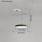 Dining table light modern chandelier Round Reading Desk Light
