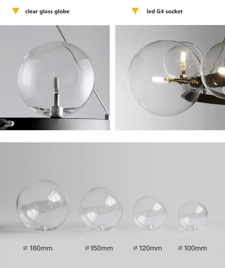 Molecule chandelier LED Modern Minimalist lustre nordic chandelier