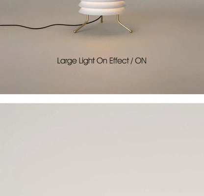 Maija Table Lamp medieval style Nordic design lamp replica living room retro pleated floor lamp study white bedside table light