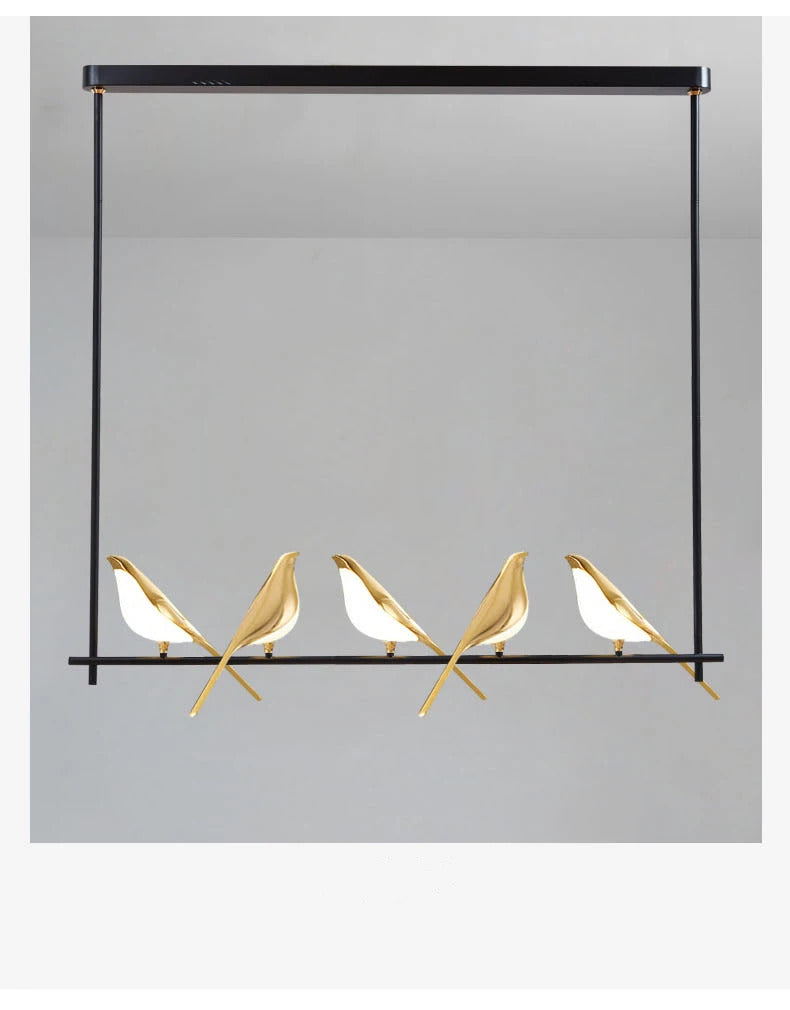 Nomi Chandelier birds chandelier Restaurant kitchen postmodern Decoration lustre design