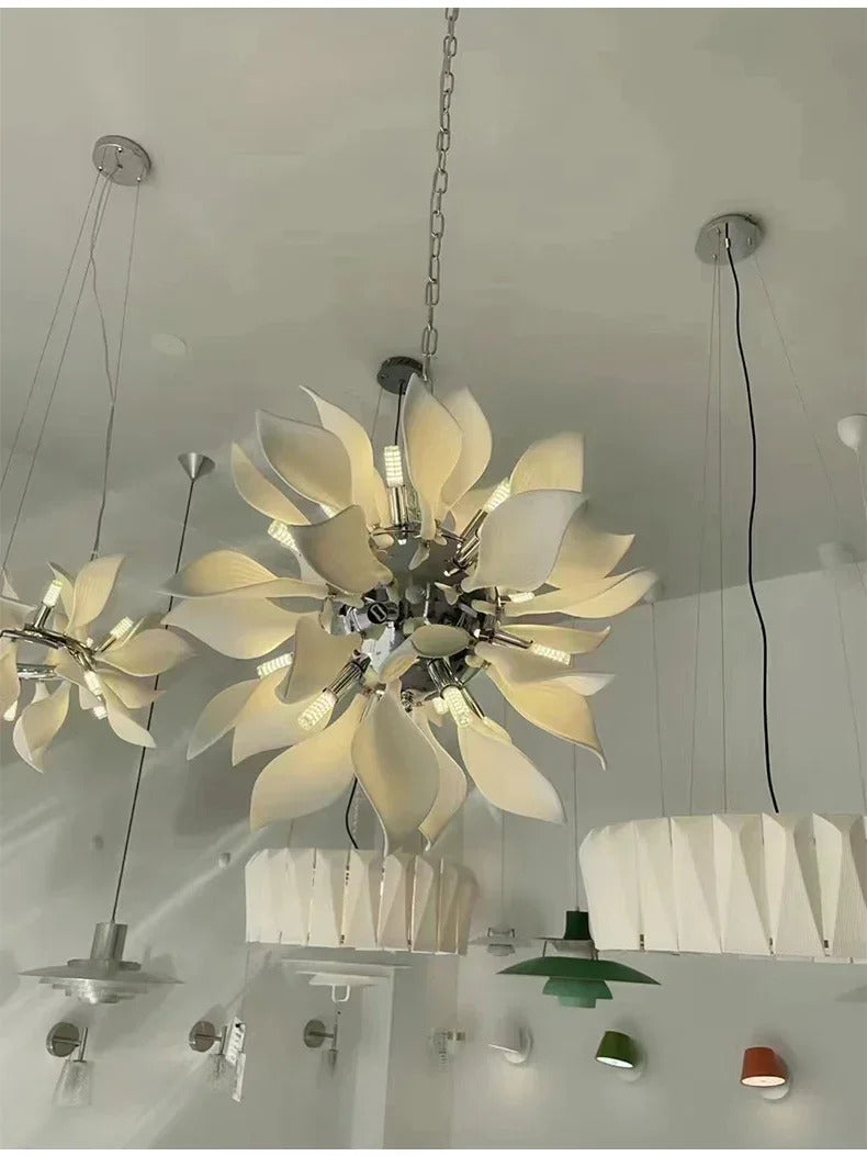 Nordic Petal chandelier Luxury Ceramic Pendant Lamp