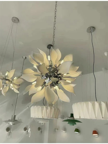 Nordic Petal chandelier Luxury Ceramic Pendant Lamp