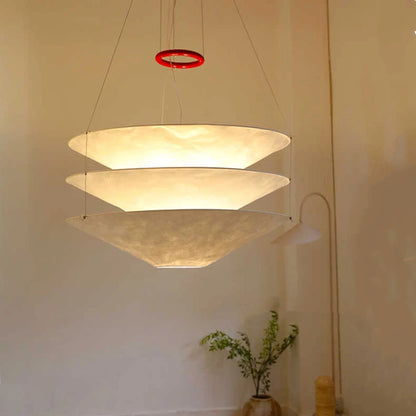 Designer Wabi Sabi Pendant Light Japanese Paper Pendant Lamp