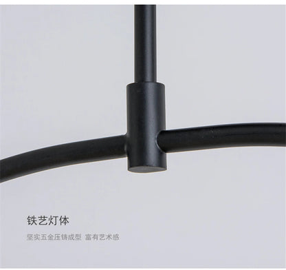 Black Gold Chandelier Pendant Nordic Modern lamp