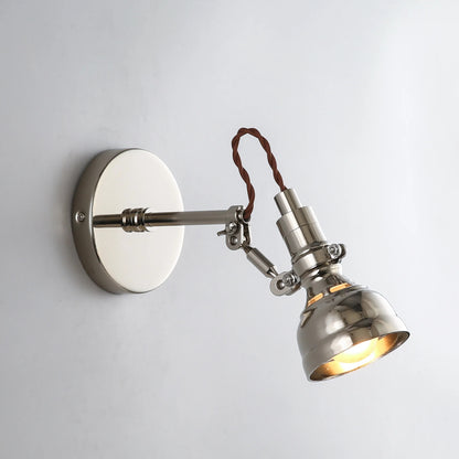 Bauhaus vintage silver wall lamp American Industrial Minimalist Adjustable wall lighting