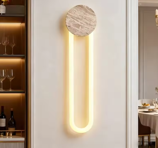 Eloen Travertine Wall Light