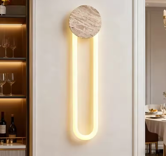 Eloen Travertine Wall Light