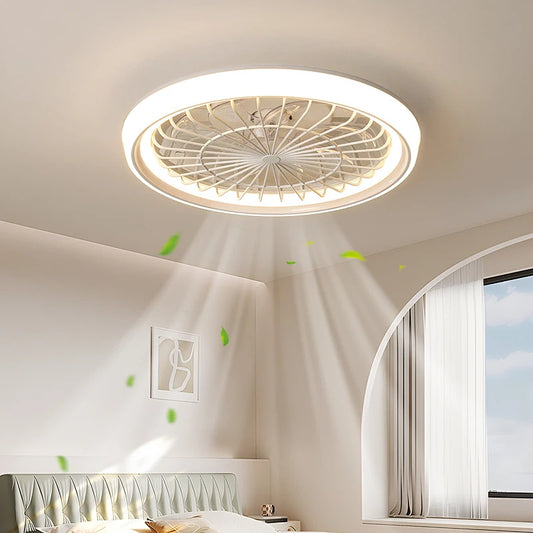 Minimalist Ceiling Fan Light Restaurant Full Spectrum Eye Protection Lamp
