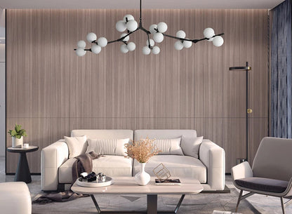Nordic tree branch ball chandelier Modern white glass ball Led Pendant lights