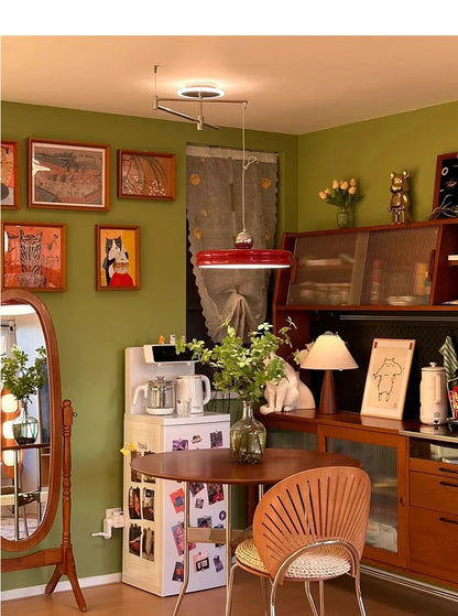 Dining table light modern chandelier Round Reading Desk Light