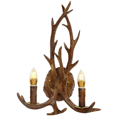 Rustic chandelier industrial wind lamps restaurant Internet cafe decoration antler lamp