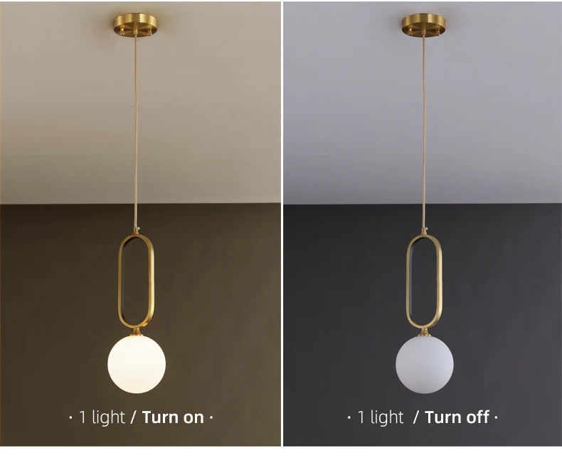 Modern luxury pendant light LED design pendant ball light Decor