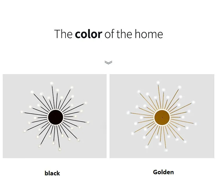 Modern glass ceiling light Living room kitchen light fixtures