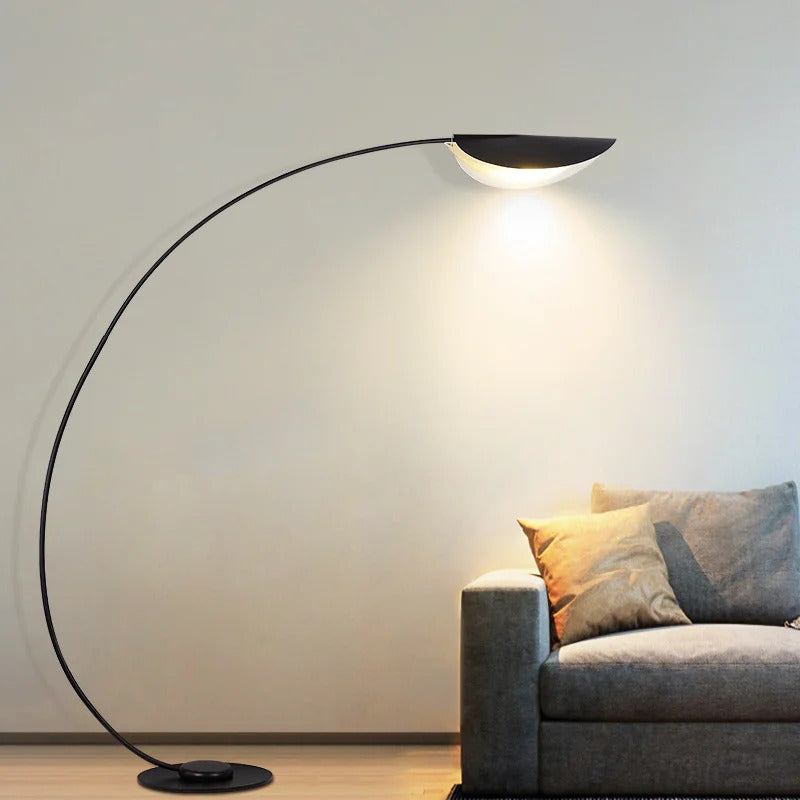 Modern Fishing floor Lamp Creative Black minimalist Living Room corner sofa standing light