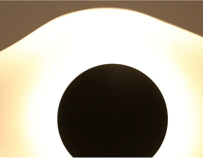 Modern Home Decoration Pendant Light Salon Irregular Resin Led Lamp