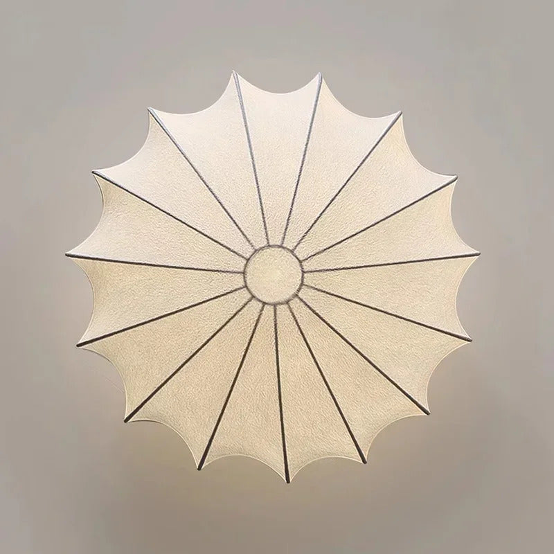 Wabi Sabi Silk Ceiling Lamps Living Room Bar Home Decor Lighting