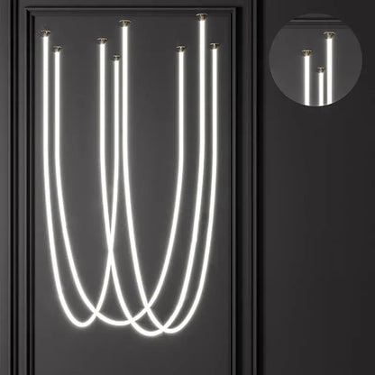 Tracer Loop Chandelier design interieur Light