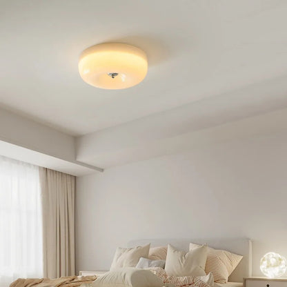 Cream Pudding Ceiling Lamp Bauhaus Glass Light Children's Room Bedroom Ceiling Lamp