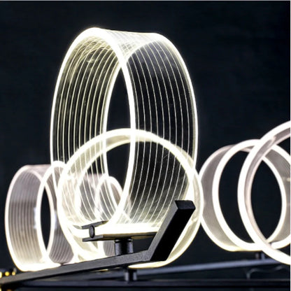 Acrylic LED Chandeliers modern retro lamp hanging
