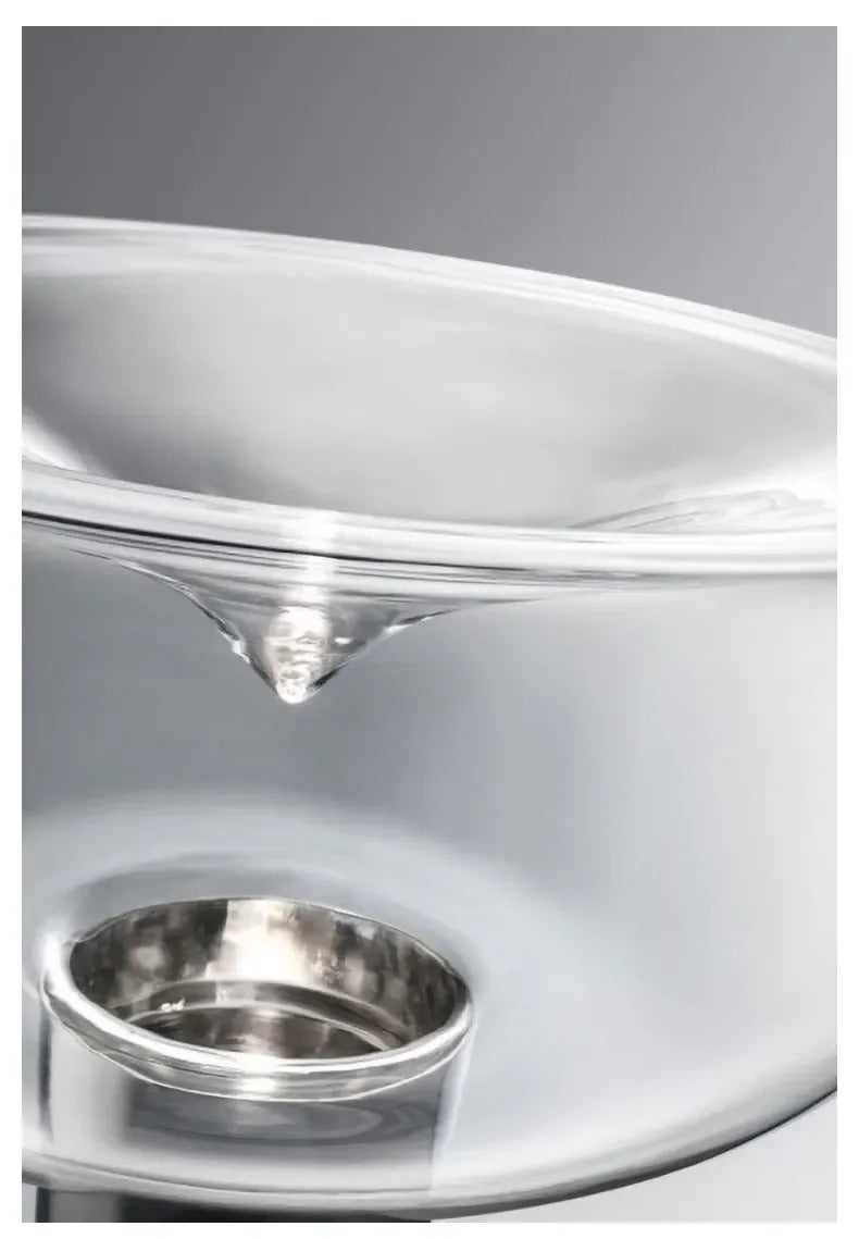 Modern Simple Bedside Table Lamp Nordic Light Luxury Radar Design Model Living Room Bedroom Bedside Light Glass Decorative LED