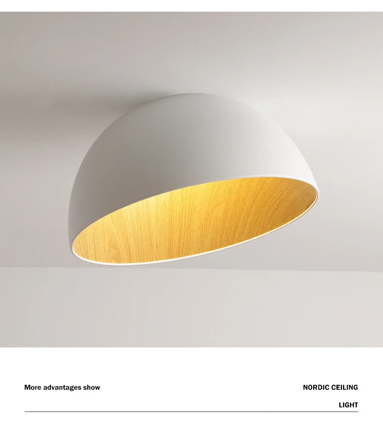 Nordic Wooden Ceiling Chandelier Modern Duo Ceiling Light