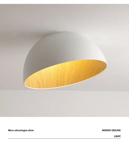 Nordic Wooden Ceiling Chandelier Modern Duo Ceiling Light