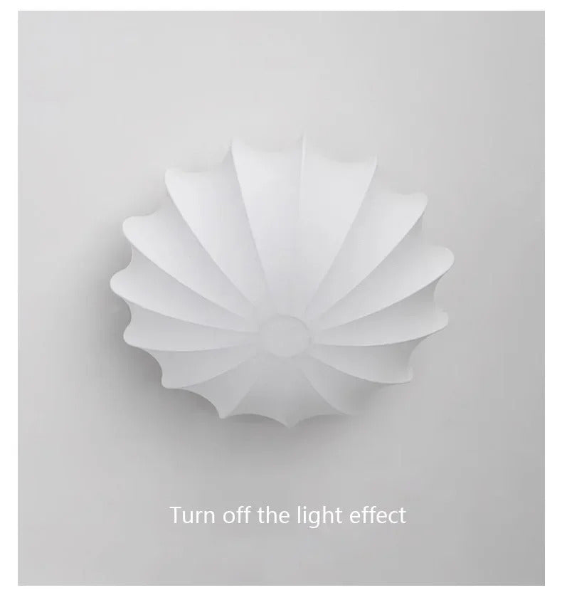 Wabi Sabi Silk Ceiling Lamps Living Room Bar Home Decor Lighting