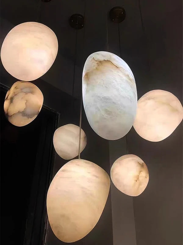 Pebbles Alabaster Pendant Lamp