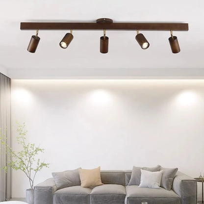 Natural Wood Beam Spotlight Light