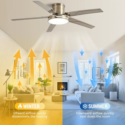 42/52-inch low-floor ceiling fan with pure copper motor fan