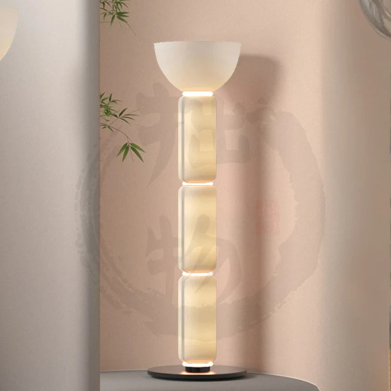 Italy Design LED Floor Lights Heavy Glass Modern Bright Floor Lamps