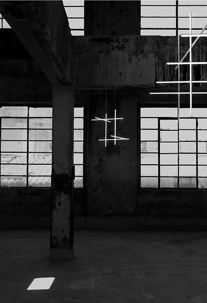 Coordinates Chandelier Modern LED Linear Ceiling Chandelier