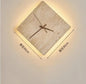 Creative Cave Stone Clock Wall Lamp Wabi Sabi Background Wall Light sconce