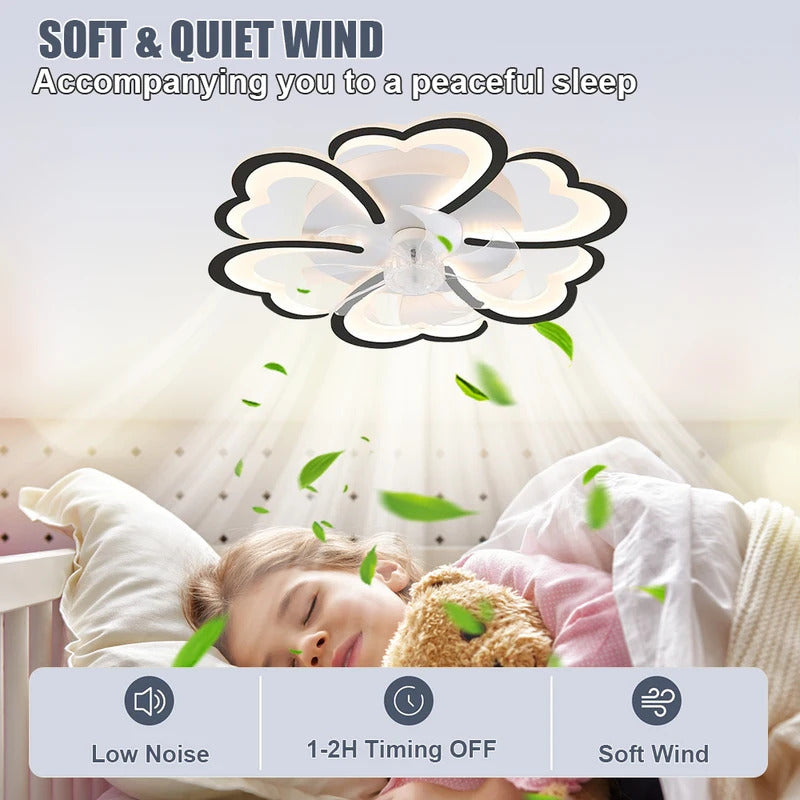 Living Room Ceiling Electric Fan Nordic Art Ceiling Fan Lamps