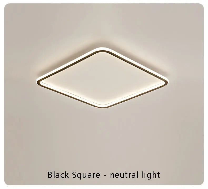 Modern with Remote Control Dimmable Flush Mount Bedroom Living Room Ceiling Light