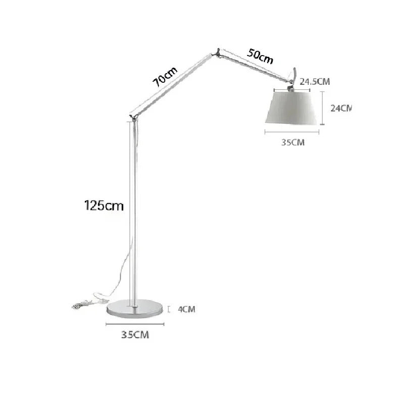 Tolomeo mega floor lamp Living Room Sofa LED Read Lights