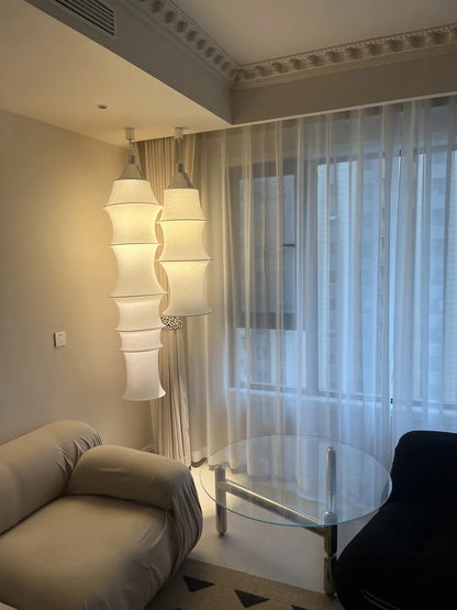 Nordic Minimalist Fabric Wabi Sabi Led Pendant Lights Bedroom Corner Bedside Lamp