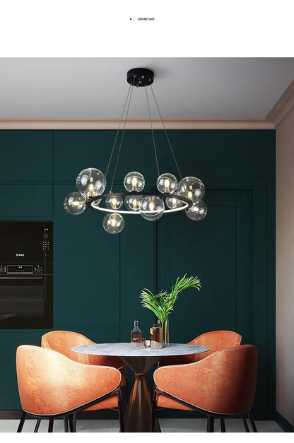 Molecule chandelier LED Modern Minimalist lustre nordic chandelier