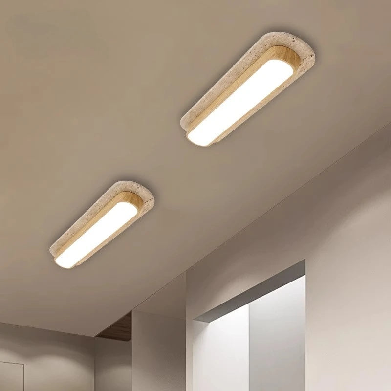 Trio Travertine Ceiling Light