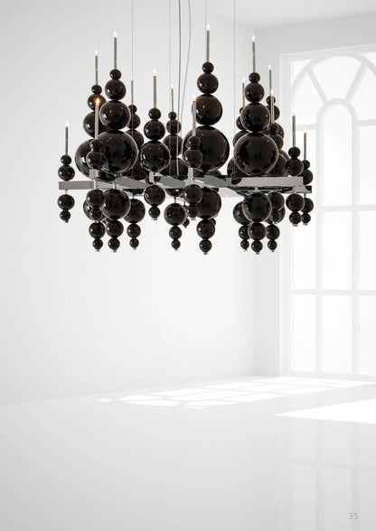 Luxury Living Room Black Chandelier Designer Tears From Moon Chandelier