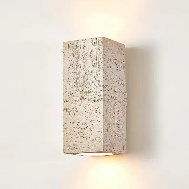 Nordic cave stone wall lamp Square outdoor Wall Lamp Cement Sconce Light LED