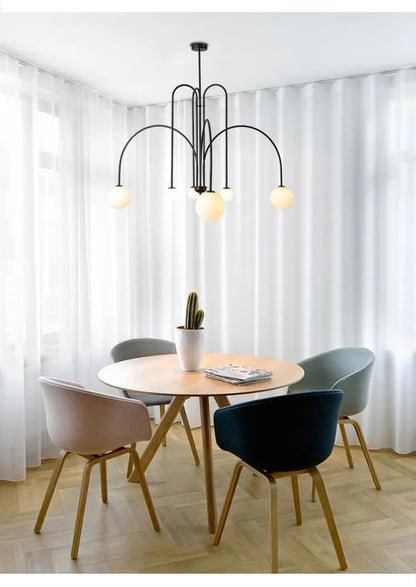 Nordic Minimalist Pendant Light Living Room Restaurant Lamp
