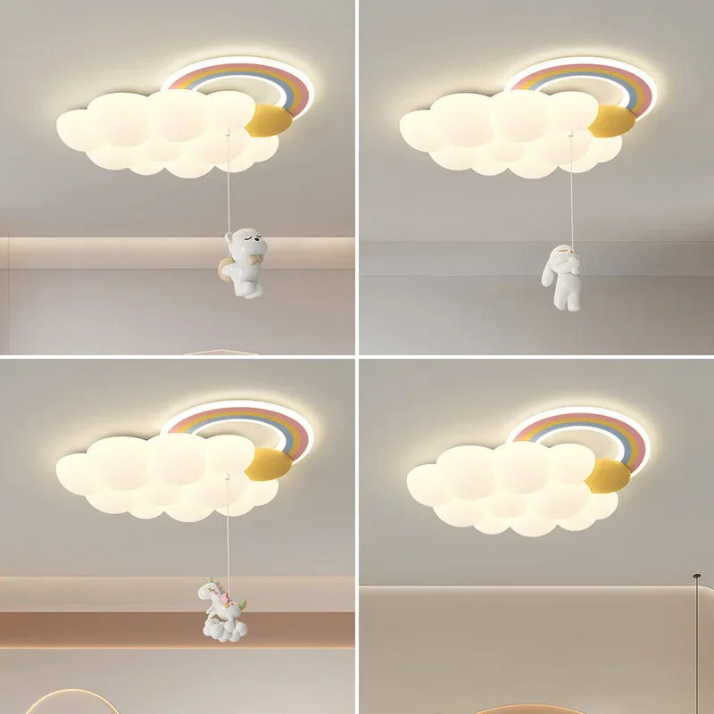 Cloud Child Stylish Ceiling Lights Bedroom Home Decor Lighting Luster Fixture
