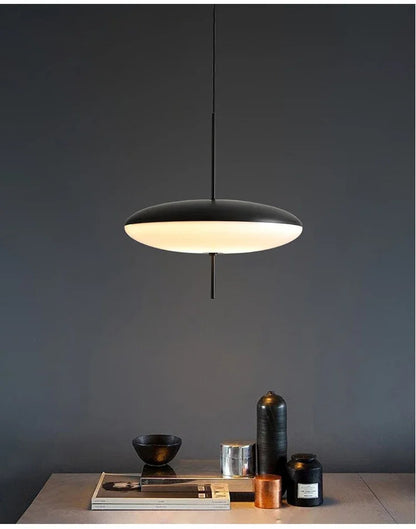 Nordic Creative Internet Celebrity Flying Saucer Art Chandelier Dining Table Simple Round Bar Lamps