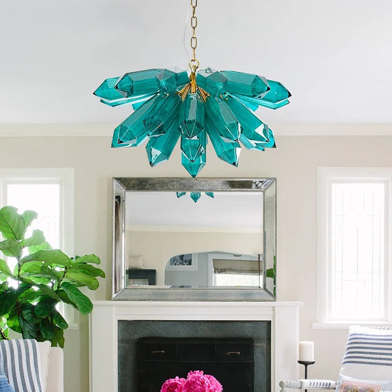 Emerald Crystal Chandelier
