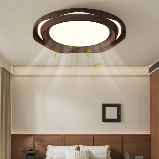 Modern Bladeless Ceiling Lamp Fan Living Room Silent Air Circulation Fan