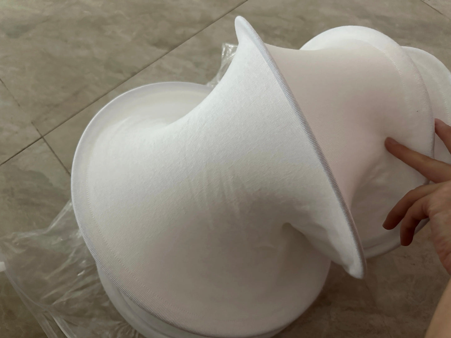 Nordic Minimalist Fabric Wabi Sabi Led Pendant Lights Bedroom Corner Bedside Lamp