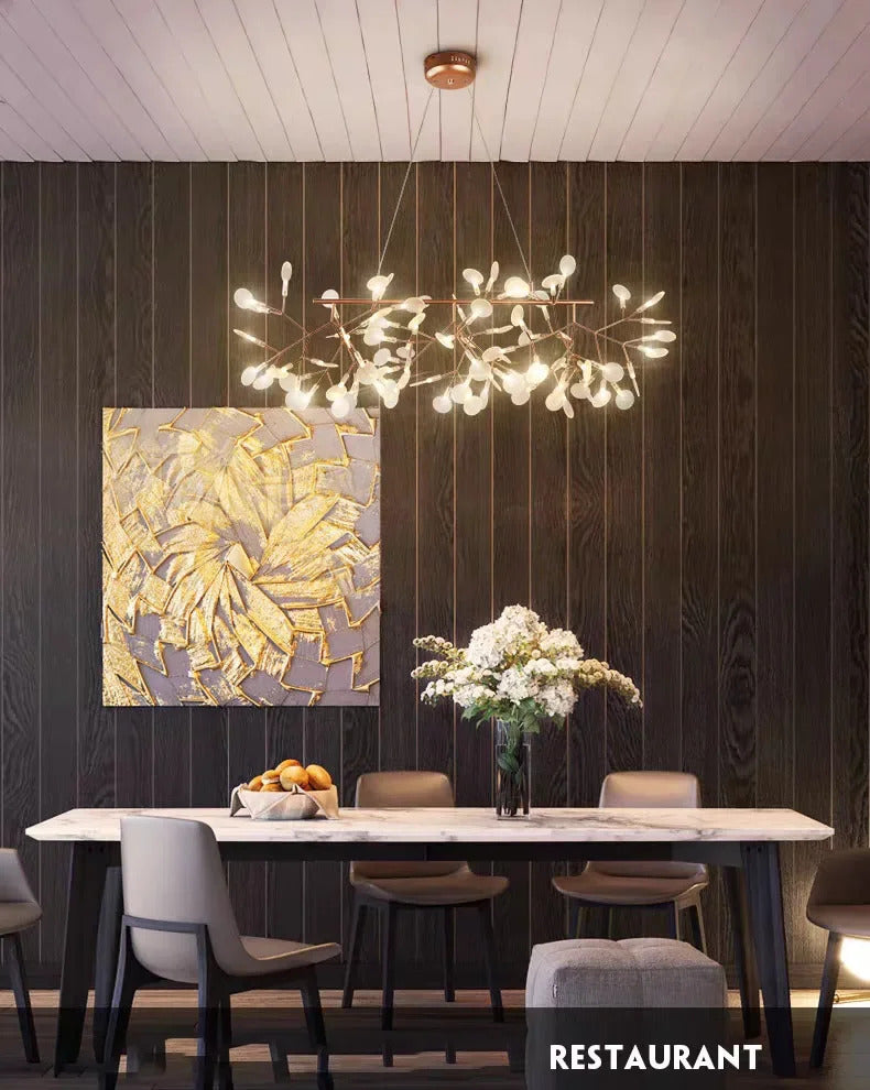 Nordic Firefly Led Ceiling Chandelier Heracleum Pendant lamp