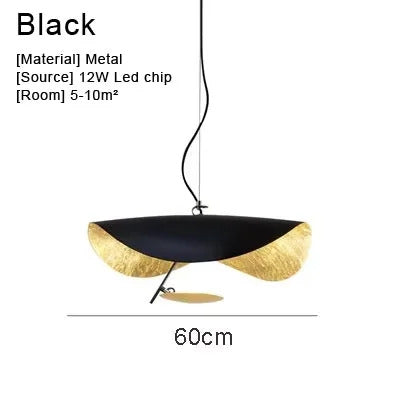 Catellani & Smith Lederam Manta Pendant Lamp Flying Saucer Hat industrial retro replica design lamp white black pendant light